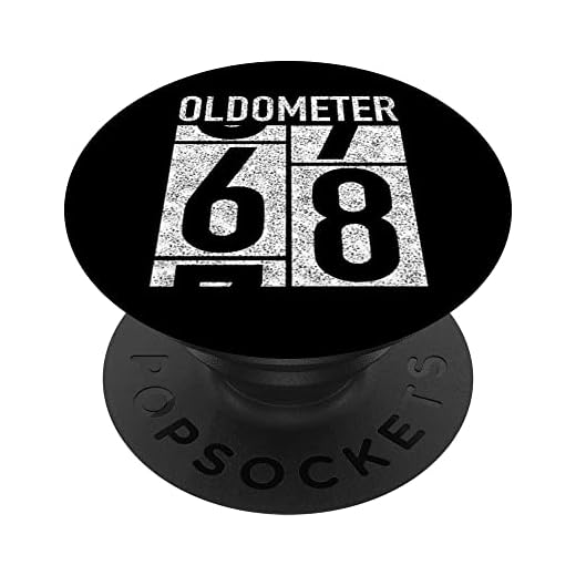 Regalo de cumpleaños 68 años, regalo de cumpleaños 68 años PopSockets PopGrip Intercambiable