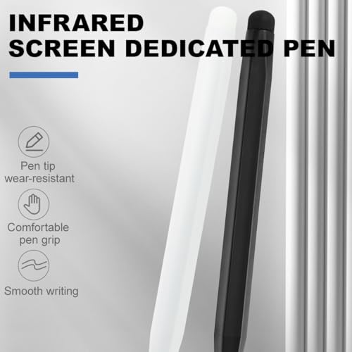DOKRIN Punteros para presentaciones,Lápiz táctil todo en uno de 2 piezas, grande y pequeño, de doble cabezal, con pantalla táctil infrarroja precisa (no apto para teléfonos móviles) - imagen 3