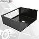 Audioproject A269 - Autoradio Gehäuse Unterbau Konsole Radioblende 1 DIN Universal Radio Einbaurahmen PKW LKW Boot Wohnmobil schwarz