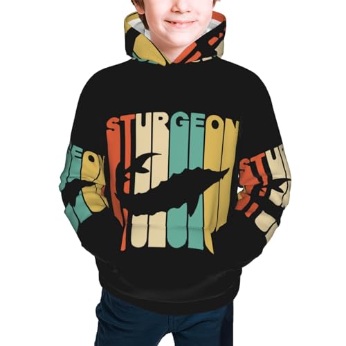 Sturgeon Boy, Girls Sports Shirt Youth Pullover Fashion Hooded Sweatshirt