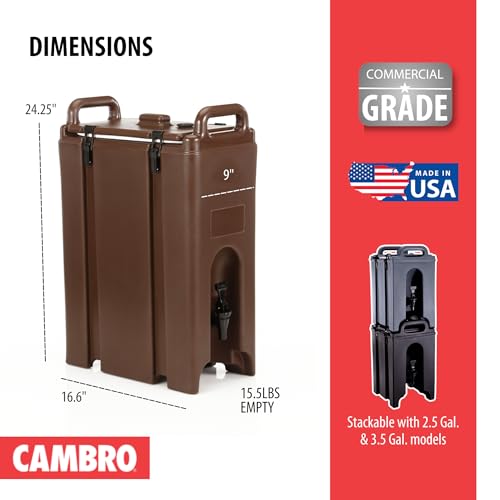 Cambro (500LCD131) 4-3/4 gal Beverage Carrier - Camtainer® - Thumbnail 3