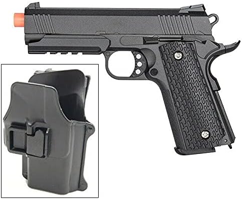 G25H 1911 Metal Airsoft Spring Pistol with Quick Release Holster 240 FPS