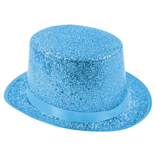 Chapeau haut-de-forme pailleté de qualité supérieure pour déguisement femme