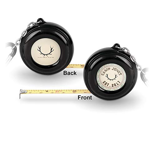 Cinta métrica de bolsillo personalizada 6 pies con mosquetón miniatura 2