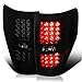 Spec-D Tuning LT-F15009BBLED-TM Dark Smoke Ford F150 Xl Xlt Glossy Black Led Brake Lamps Tail Lights
