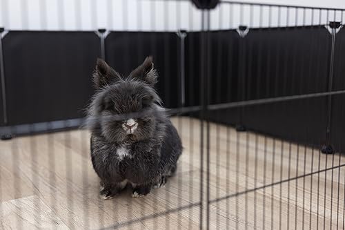 Kerbl Pet Erweiterung 6X Kunststoffwand-Elemente für Indoor-Freigehege Hopsi, 35x35 cm je Element