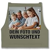 Mit Tasche: Schürze mit praktischer Tasche und Halterung