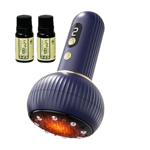 Ventouse électrique 9 modes pour massage chauffant et grattoir corporel portable