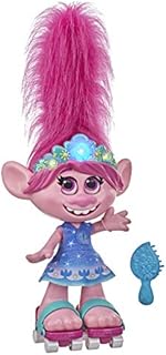 DreamWorks Trolls World Tour Dancing Hair Poppy Interactive Talking Singing Doll with Moving Hair, Toy for Girls and Boys 4 Years and Up