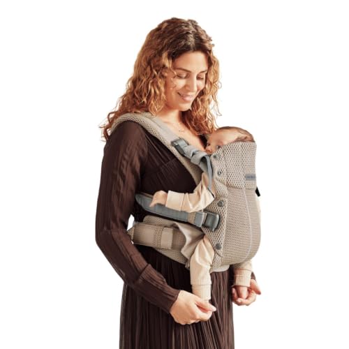 BabyBjörn Baby Carrier Harmony, 3D Mesh, Gray Beige