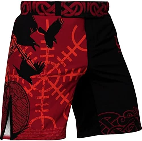 Hardcore Training Fight Shorts Men's Boxing MMA Combat BJJ Grappling Fitness Muay Thai Kickboxing No Gi