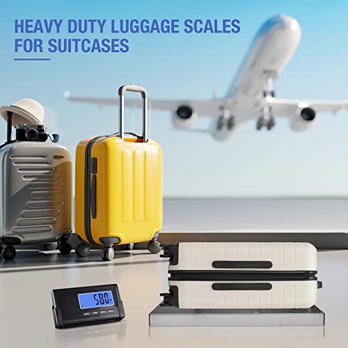 Shipping Postal Scale With Durable Stainless Steel Large Platform, 400Lb High Accuracy, Backlit Led Display,Post Office Postal Scale And Luggage Scale, Dc Adapter Included(No Coil) #TOP2