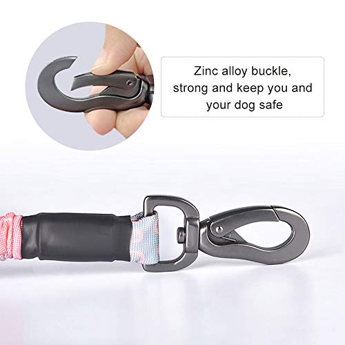 Nishore Trela de cão Trela de treinamento de cão com alça acolchoada confortável para cães médios gr