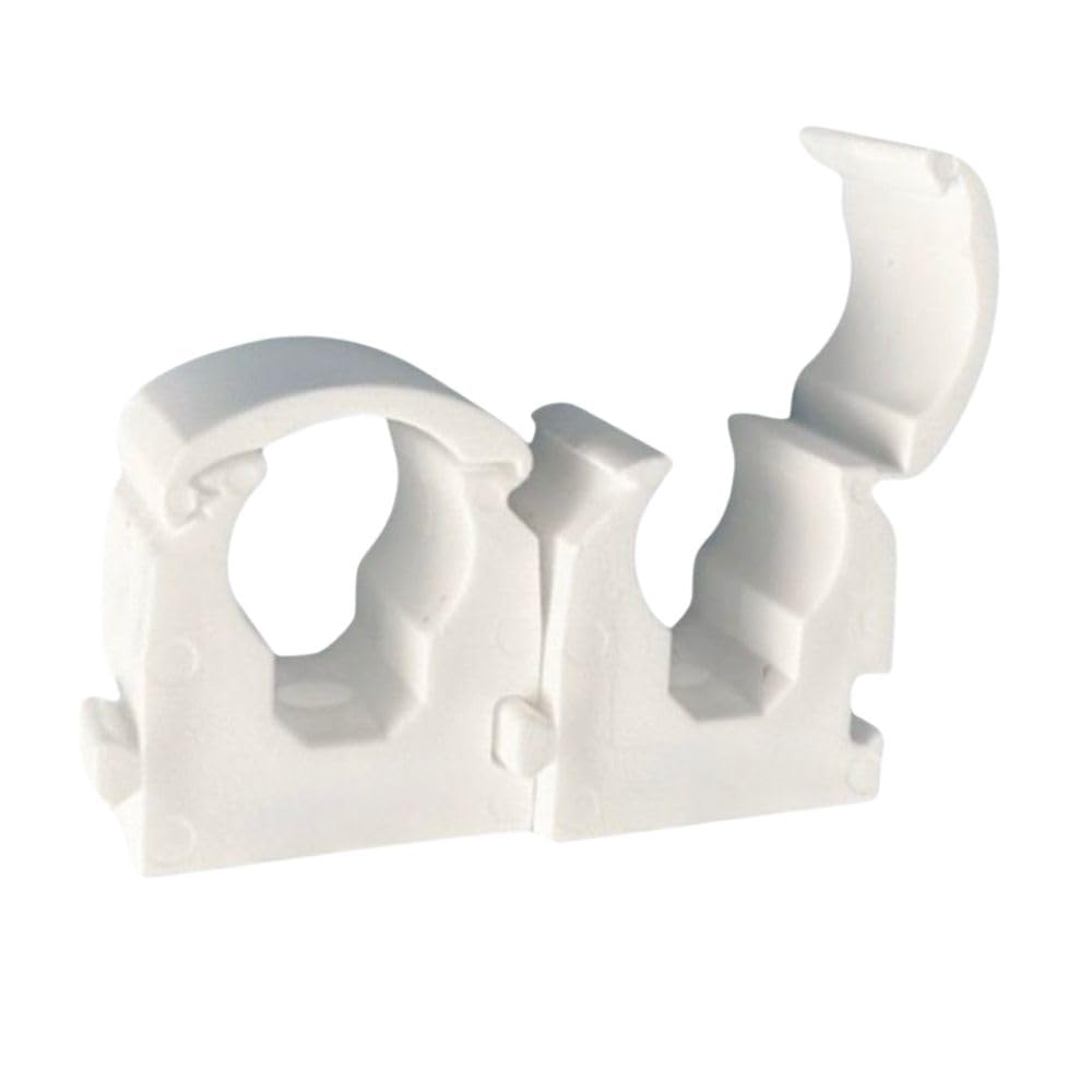 Speedfit White John Guest 12Mm Pipe Retainer Clips Plumbing Caravan Motorhome (Pack Of 5)