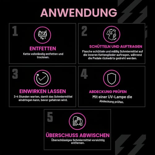 Muc-Off C3 Ceramic Dry Chain Lube Trocken Kettenöl Fahrrad, 300 ml - Premium Schmierfett Kettenfett, Kettenspray Fahrrad… – Ansicht 5