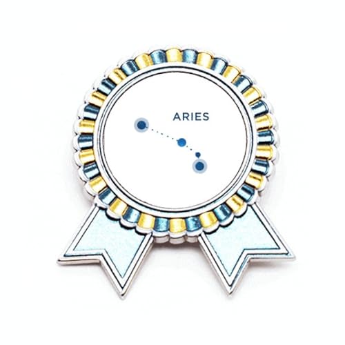 Broche zodiaque Bélier M en métal à offrir pour un anniversaire