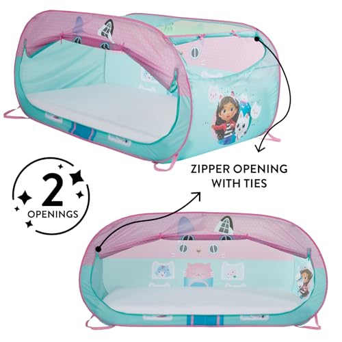 Gabby’s Dollhouse 2-in-1 Kids Pop-Up Play Tent and Twin Bed Tent, Indoor Playhouse for Pretend & Imaginative Play by Idea Nuova - Image 3