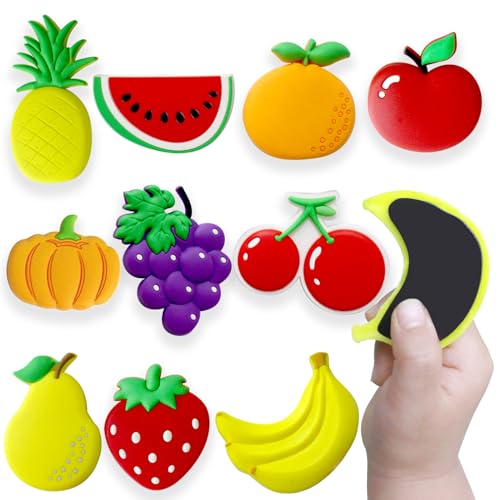 Refrigerator Magnets for Todders, Fruit Fridge Magnets for Babies Kids Gift