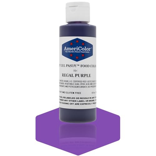 Americolor Soft Gel Paste Food Color, 4.5-Ounce, Regal Purple