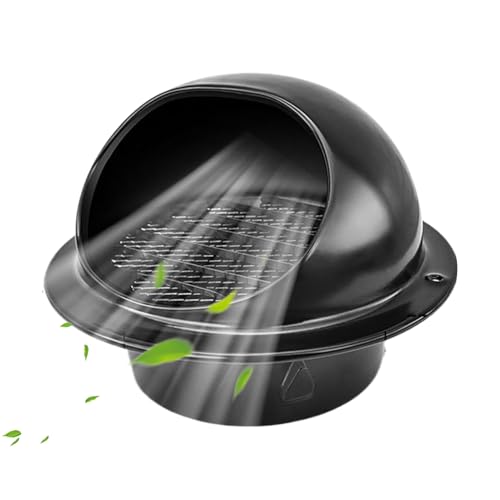 Uhngw Grille De Ventilation, Grille De Soubassement 10/15cm Avec Moustiquaire Intégrée, Connexion pour Tuyau d'Extraction Mur Plafond Toit Cave Garage Séjour Intérieur Extérieur Chambre