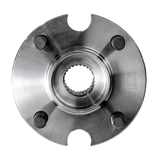 Image of Detroit Axle - 2pc Front Wheel Bearing Hubs for Dodge Daytona Charger Shadow Chrysler Lebaron Dynasty Plymouth Voyager Caravelle Acclaim, Wheel Bearing and Hubs Assembly Replacement