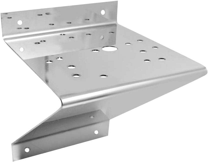 Pro LED BRK4 Stainless Steel Side Mount Bracket for Warning Light Beacons, 14 Gauge, 304 Stainless, #8 Mirror Finish