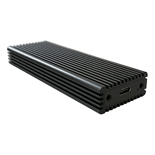 Caja externa para SSD M.2 NVMe y SATA USB 3.2 negra miniatura 4