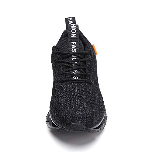 SKDOIUL Black Sneakers for Men mesh Breathable Comfort Fashion Sport Athletic Running Walking Shoes Man Runner Jogging Shoes Casual Tennis Trainers Size 12