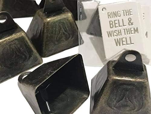 48 Ring The Bells Wish Them Well Wedding Mini Kissing Cowbells Reception Party Favors