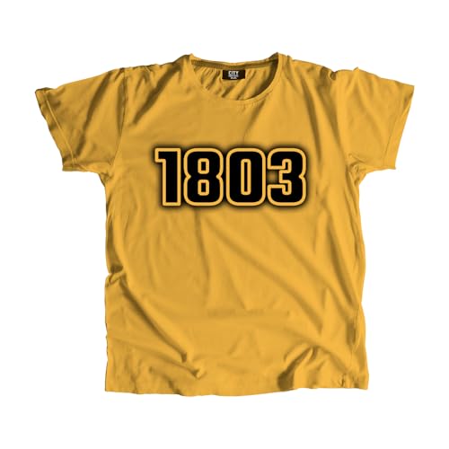T-shirt 1803 unisexe idéal pour vos sorties décontractées en ville