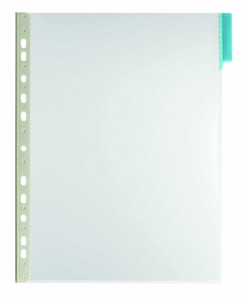 Durable 560706 Panel de pantalla Panel de funciones A4, bolsa de 5 piezas, azul