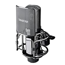 -Takstar PC-K850 microphone adopts Φ34mm gold-plated large-diaphragm microphone head that has a wide frequency response, records dynamic, clear, and natural sound. -Professional studio microphone adopts audio processing circuit with extremely low noi...