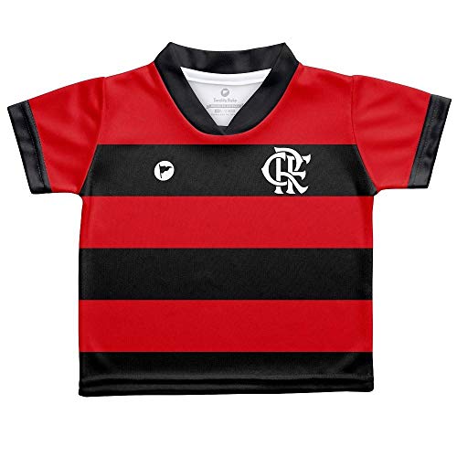 Camiseta Bebê Flamengo Listrada - Torcida Baby