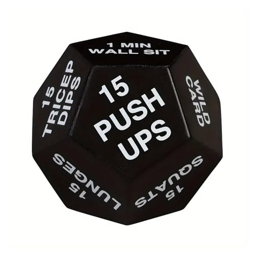 Dados de entrenamiento portátil para rutinas de yoga y cardio en casa