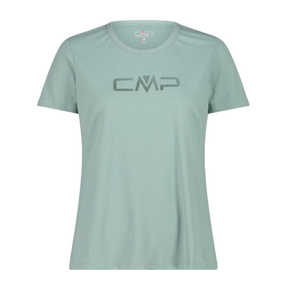 CMP Damen T-Shirt Rundhalsausschnitt mit Logo