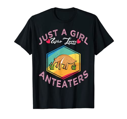 Rétro Just A Girl Who Loves Anteater T-Shirt
