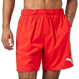 PUMA Shorts, Costumi da bagno Uomo, Rosso, XL