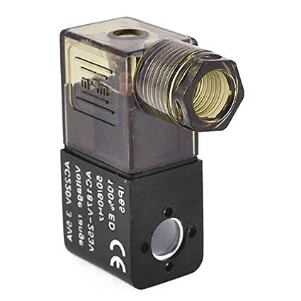AC 220 Volts Pneumatic Solenoid Coil Valve(Black)