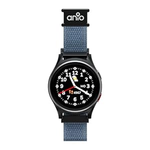 ANIO 6 Smartwatch für Kinder, GPS und Telefonfunktion, Dt. Hersteller, Datenschutz und -Telefonsupport, Lange AKKU-Laufzeit, SOS, Telekom SIM-Karte 30€ Amazon-Gutschein nach Registrierung (blau)