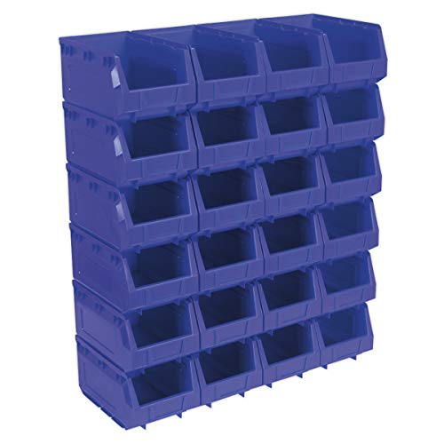 Boîtes de rangement plastique Sealey TPS324B empilables