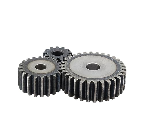 KJOET Industrial Machinery Pinion Gear Pinion Gears 1.5M-23T/24T/25T/26T/27T/28T/29T/30T/31T/32T Carbon Steel Cylindrical Gear (Size : 1.5M31T - Bore 10 mm)