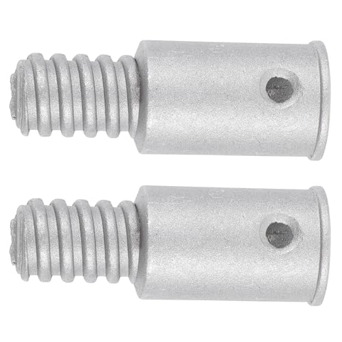 POPETPOP 2 Piezas Adaptador de Mango de Metal para Herramientas de Limpieza Kit de Reemplazo de Compatible con Mopas y Escobas para Varillas Telescópicas