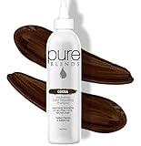 Pure Blends Cocoa Hydrating Color Depositing Shampoo - Brightens and Tones Faded Semi-Permanent Hair Dye, Prevents Fade, Extends Color Service for Treated Hair - 8.5 Oz.