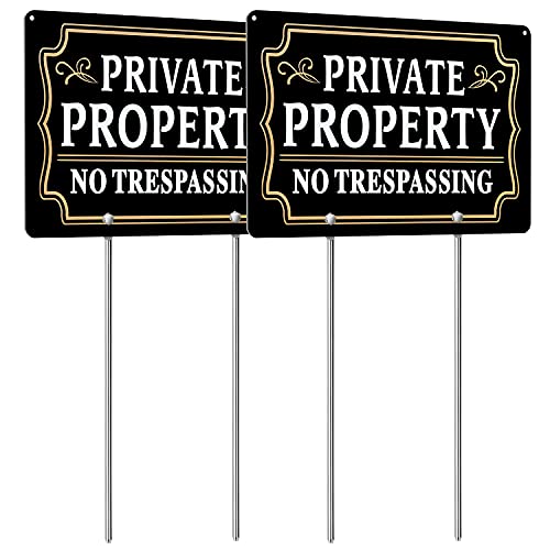 Schild mit Metallpfähle, 30,5 x 20,3 cm Cover