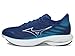 Mizuno Mens Wave Rider 28 Running Shoe, Estate Blue-White, 12