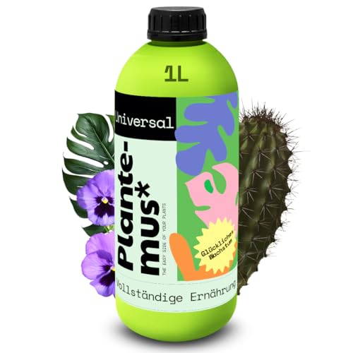 Preisvergleich Produktbild PLANTEMUS Universaldünger Flüssig für Innen- und Außenpflanzen, Blumen, Bäume und Sträucher, Professionelle Nährstoffversorgung, 1 L