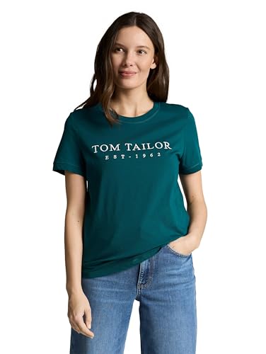 Basic T-Shirt mit Logo-Print 1