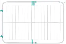 Portão Grade Expansivo Proteção Criança Cão Pet Cachorro Bebê 70 A 115 Cm
