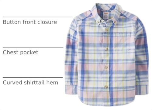 Image of Gymboree Boys' and Toddler Long Sleeve Button Up Shirt