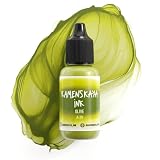 KAMENSKAYA Tintas de alcohol, línea básica 'A': Tintas concentradas a base de alcohol, tinta de alcohol de oliva, 0.5 fl oz (15 ml), para pintura de tinta de alcohol
